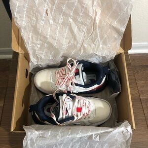 Champion 93Eighteen Block CKS10005P White/Navy/Red Boys Sneakers Size 11P Kids